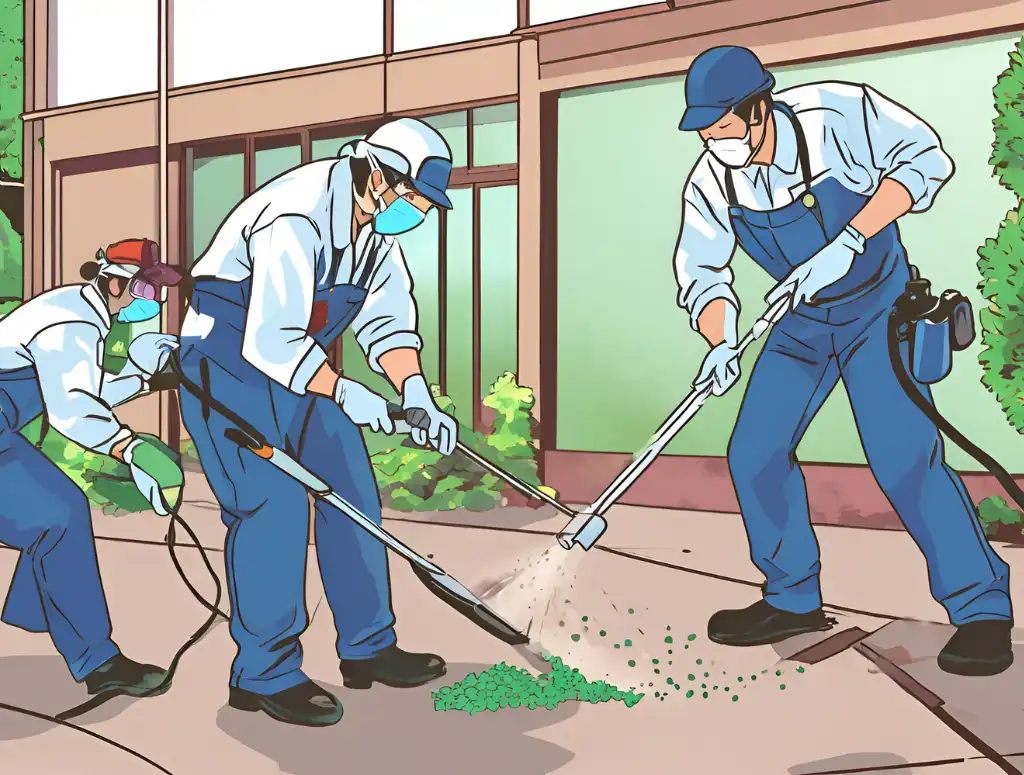 MVM Pest Control experts conducting pest removal and prevention